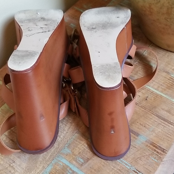 Steve Madden Marinah Wedge Sandal - SZ 10 - Picture 10 of 12